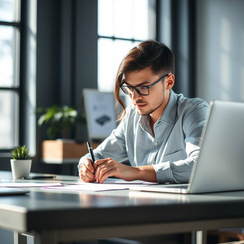 Copywriting Course Image: A person writing compelling copy on a laptop.
