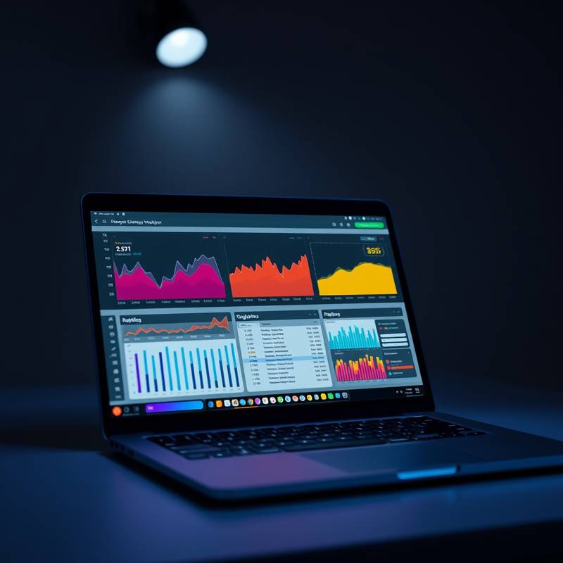 Data Science Course Image: a laptop displaying data visualizations.