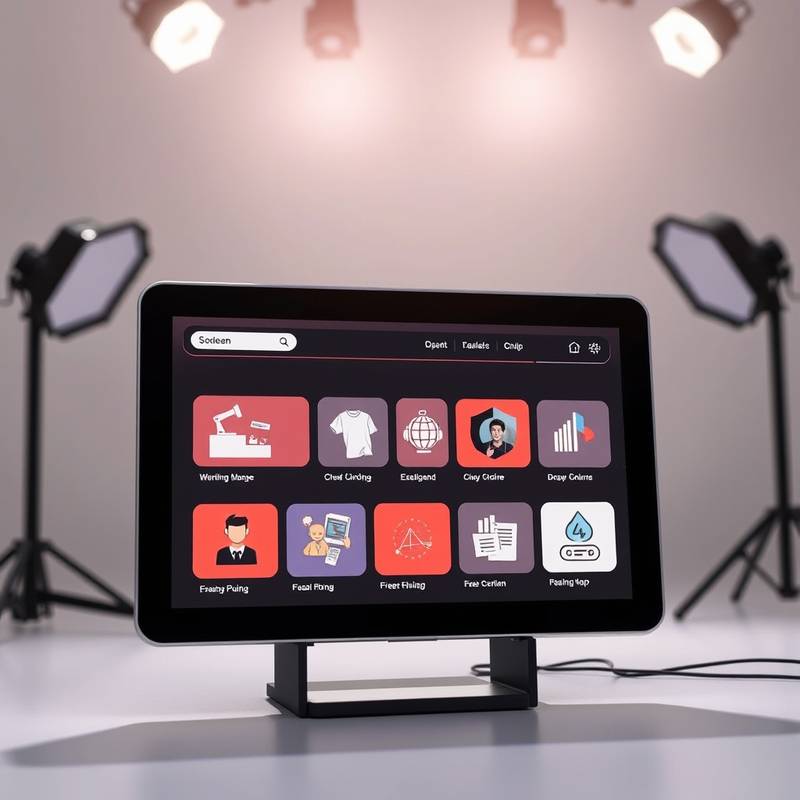 Selection of online learning tools and resources displayed on a digital device.